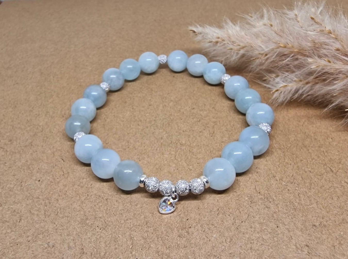 Aquamarin Armband