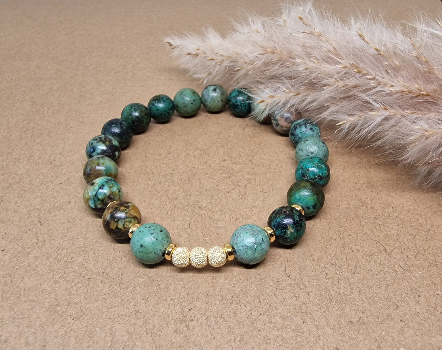 Afrikanische Türkis Armband