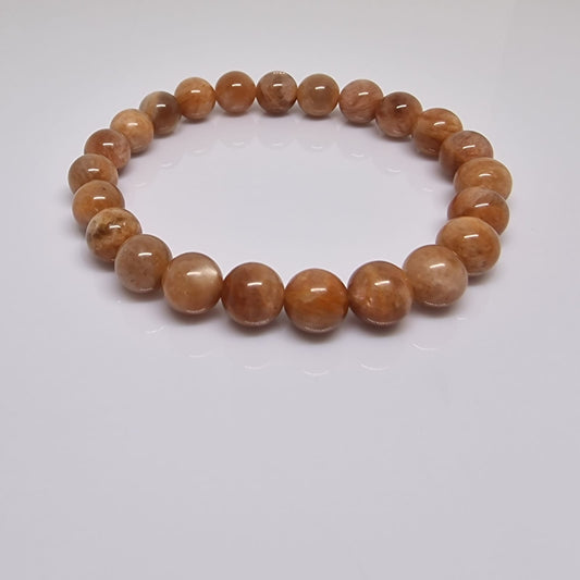 Roter Mondstein Armband