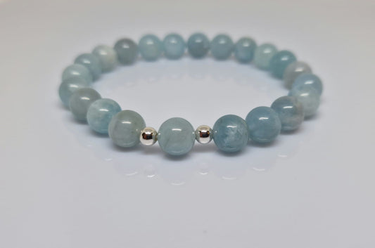 Aquamarin Armband