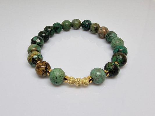 Afrikanische Türkis Armband